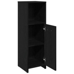 Walplus Bathroom Cabinet Black Oak 30X30X95 Cm Engineered Wood - thumbnail 5