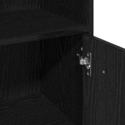 Walplus Bathroom Cabinet Black Oak 30X30X95 Cm Engineered Wood - thumbnail 9