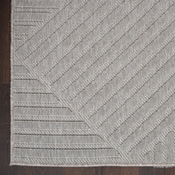 Outdoor Rug, Optical (3D) Diningroom Rug, Light Grey Outdoor Rug, Stain-Resistant Kitchen Abstract Rug-239Cm X 300Cm - thumbnail 5
