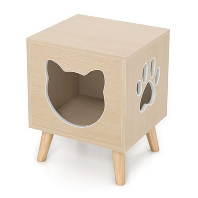 Box Enclosure Modern Kitten Washroom Furniture Cat Litter - image 1
