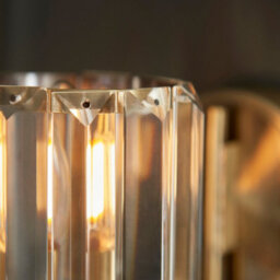Luminosa Lighting Luminosa Berenice Glass Shade Wall Lamp Antique Brass - thumbnail 7