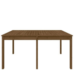 Berkfield Garden Table Honey Brown 159.5X82.5X76 Cm Solid Wood Pine - thumbnail 5