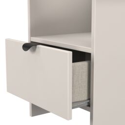 Varese Matt Kashmir 1 Drawer Non-Extendable Side Table (H)495mm (W)440mm (D)440mm - thumbnail 6