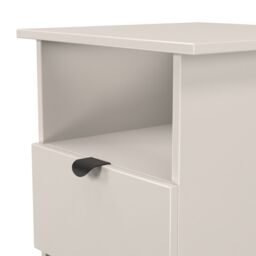 Varese Matt Kashmir 1 Drawer Non-Extendable Side Table (H)495mm (W)440mm (D)440mm - thumbnail 4