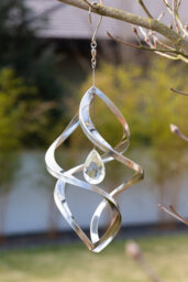Home 2 Garden Mini Modern Crystal Nova Wind Spinner - thumbnail 2