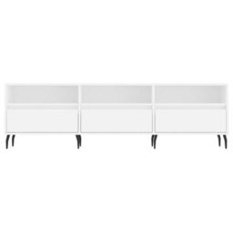 Berkfield Tv Cabinet White 150X30X44.5 Cm Engineered Wood - thumbnail 5