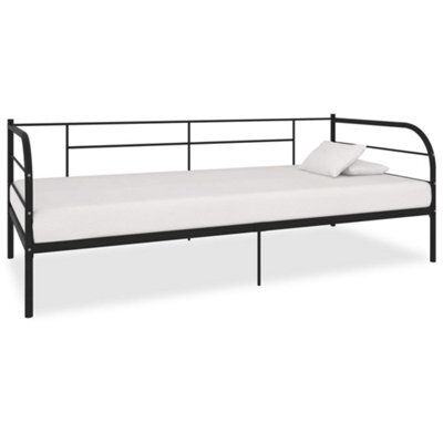 Berkfield Daybed Frame Black Metal 90X200 Cm - image 1