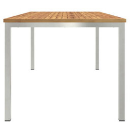 Berkfield Outdoor Dining Table Brown 180 X 90 X 75 Cm Solid Acacia Wood - thumbnail 6