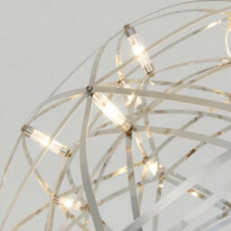 Xample Artika Elden Led Pendant Light In Chrome - Dimmable 23W Ceiling Light, 3000K Warm White, Adjustable Height, Modern Design - thumbnail 5