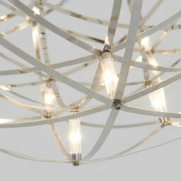 Xample Artika Elden Led Pendant Light In Chrome - Dimmable 23W Ceiling Light, 3000K Warm White, Adjustable Height, Modern Design - thumbnail 4
