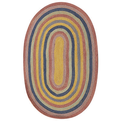Beliani Kids Rug Perewi Multicolour 70 X 100 Cm Jute - image 1