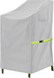 Waterproof Protective Cover For Stackable Garden Chairs, Outdoor Balcony Chair In 420D Oxford Fabric, 71X91X120Cm - thumbnail 1