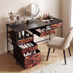 120 Cm Computer Desk Home Office Desk With Shelf - thumbnail 6