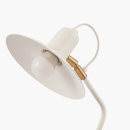 Pacific Lifestyle Camden Matt White Metal Angle Arm Task Table Lamp - thumbnail 6