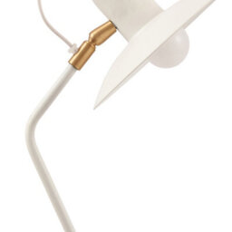 Pacific Lifestyle Camden Matt White Metal Angle Arm Task Table Lamp - thumbnail 7