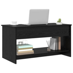 Berkfield Coffee Table Black Oak 102 X 50 X 52.5 Cm Engineered Wood - thumbnail 3