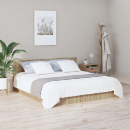 Berkfield Bed Headboard Sonoma Oak 200X1.5X80 Cm Engineered Wood - thumbnail 3