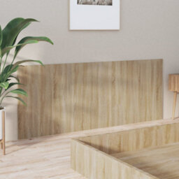 Berkfield Bed Headboard Sonoma Oak 200X1.5X80 Cm Engineered Wood - thumbnail 4