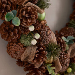 Dibor Traditional Giant Festive Foliage Front Door Autumn Wreath Winter Spring Wreath 50Cm - thumbnail 5