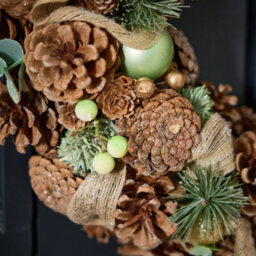Dibor Traditional Giant Festive Foliage Front Door Autumn Wreath Winter Spring Wreath 50Cm - thumbnail 2