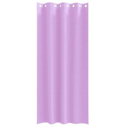 Berkfield Curtains With Curtains 2 Pcs Purple 245 X 140 Cm Polyester - thumbnail 3