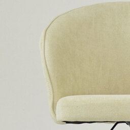 Lakeland Furniture Novara Natural Cream Fabric Black Gas Lift Base Bar Stool - thumbnail 8