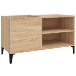 Walplus Record Cabinet Sonoma Oak 84.5X38X48 Cm Engineered Wood - thumbnail 2