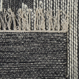 Beliani Rug Arbaa Black 160 X 230 Cm Cotton - thumbnail 4
