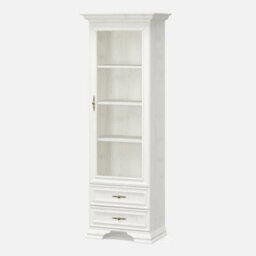Heze Furniture Irys 1 Door Display Cabinet - Anderson Pine - thumbnail 2