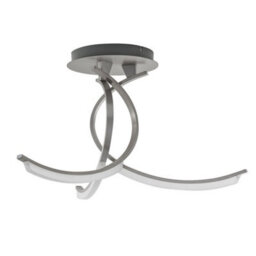 Luminosa Lighting Luminosa Modern Led Flush Ceiling Light Satin, Warm White 3000K 2200Lm