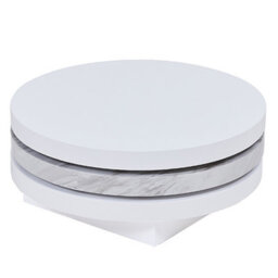 Furniture in Fashion Triplo Coffee Table Wooden Coffee Table For Living Room Centre Table Tea Table For Living Room Furniture Magnesia Marble Effect - thumbnail 4