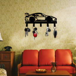 Bathroom Coat Hook, Coat Rack, Suitable For Bathroom, Kitchen, Living Room, Toilet, Screw Installation, Sports Car Shape - thumbnail 3