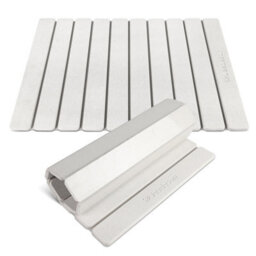 Fino Stone Stone Bath Mat Diatomaceous Earth Shower Mat Non-Slip Super Absorbent Diatomite Stone Mats For Bathroom Floor Quick-Drying Easy To - thumbnail 2