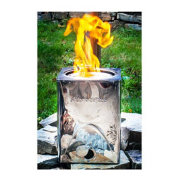 NJ Commerce Silverfire Hunter Chimney Wood Stove Indoor Outdoor Camping