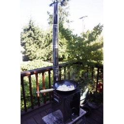 NJ Commerce Silverfire Hunter Chimney Wood Stove Indoor Outdoor Camping - thumbnail 3