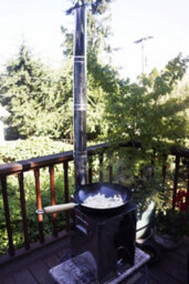 NJ Commerce Silverfire Hunter Chimney Wood Stove Indoor Outdoor Camping - thumbnail 7