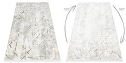 RugsX Modern Carpet Duke 51393 Cream / Gold - Geometric, Vintage Structured,  80X150 Cm - thumbnail 2