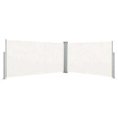 Berkfield Retractable Side Awning 160X600 Cm Cream - image 1
