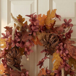 Garden Greatness Natural Woven Autumn Fall Door Wreath - thumbnail 2