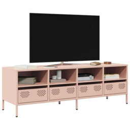Berkfield Industrial Tv Cabinet Pink 135X39X43.5 Cm Cold-Rolled Steel - thumbnail 2