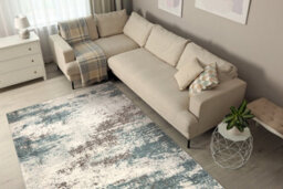 RugsX Wool Carpet Abby 486.28.la111 Osta Vintage, Modern Beige Blue 160X240 Cm - thumbnail 5