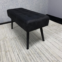 Kosy Koala Rectangle Grey Dining Table Set With 2 Black Velvet Benches Dining Room Furniture - thumbnail 2