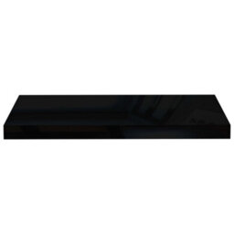 Vidaxl Floating Wall Shelf High Gloss Black 60X23.5X3.8 Cm Mdf - thumbnail 4