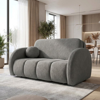Viva Comfy Iii Upholstered Sofa Bed With Bedding Storage For Living Room Chipboard Metal Legs 152X103X85Cm Grey - image 1