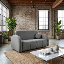 Viva Comfy Iii Upholstered Sofa Bed With Bedding Storage For Living Room Chipboard Metal Legs 152X103X85Cm Grey - thumbnail 2