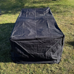 Selections Premium Waterproof Table Garden Furniture Cover In Black (2.05M) - thumbnail 3