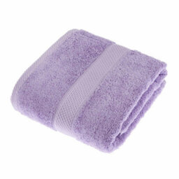 Homescapes Turkish Cotton Lilac Bath Towel - thumbnail 1
