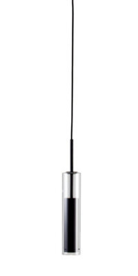 Luminosa Lighting Luminosa Taboo Slim Round Ceiling Pendant, Glass, Black, Gu10