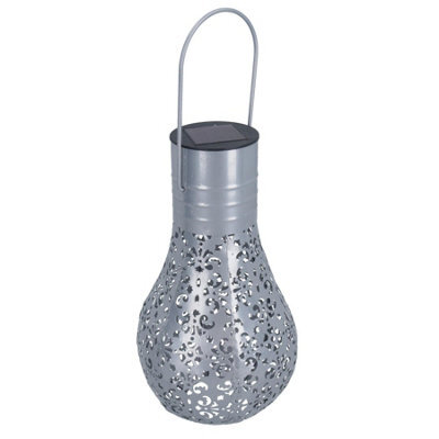 AB Tools Damasque Style Solar Panel Garden Light Lamp Patio Lighting Silhouette 1Pc - image 1