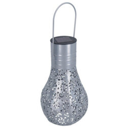AB Tools Damasque Style Solar Panel Garden Light Lamp Patio Lighting Silhouette 1Pc